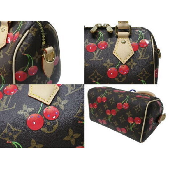 Louis Vuitton LV TM Speedy Bandouliere Cherry Red Blossom handbag - Picture 6 of 8